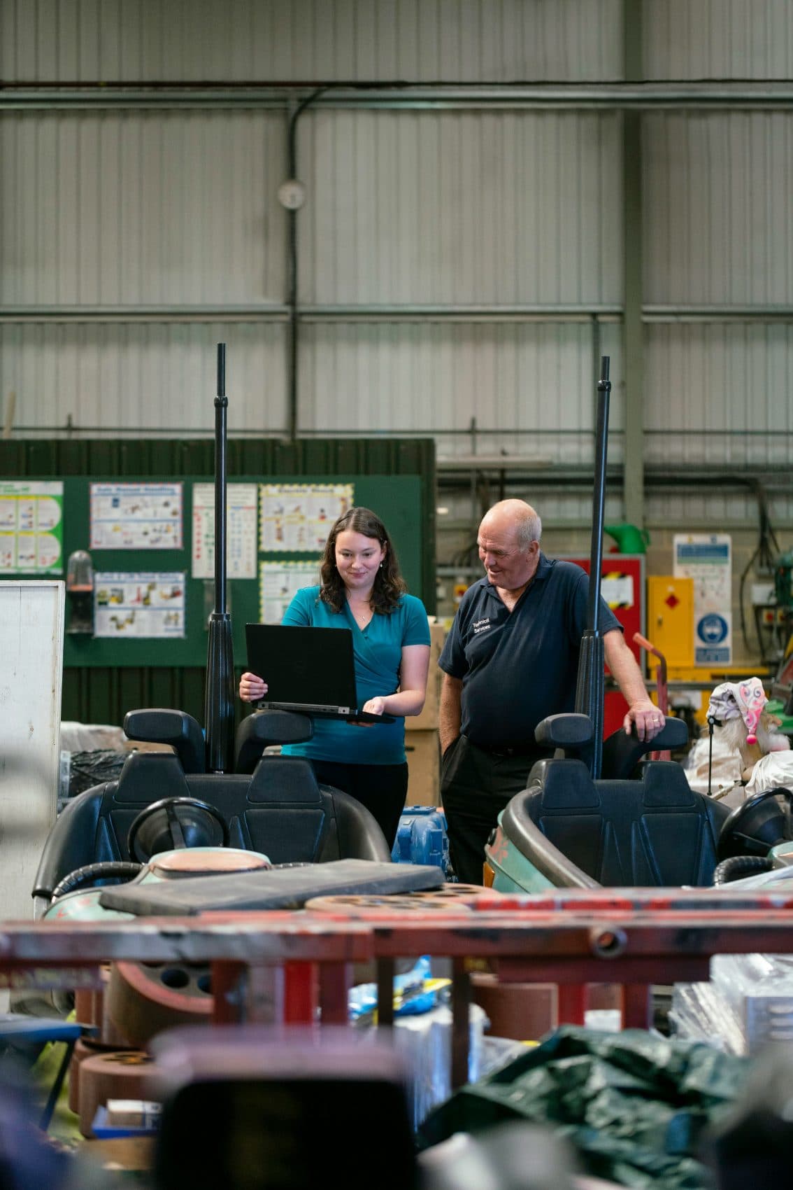 A Fundr client on the floor of their West Midlands warehouse